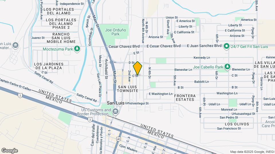 679 Cesar Chavez St Map and Location Details