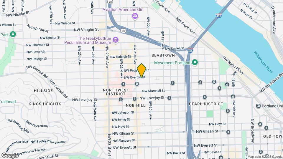 2056 NW Overton St Map and Location Details