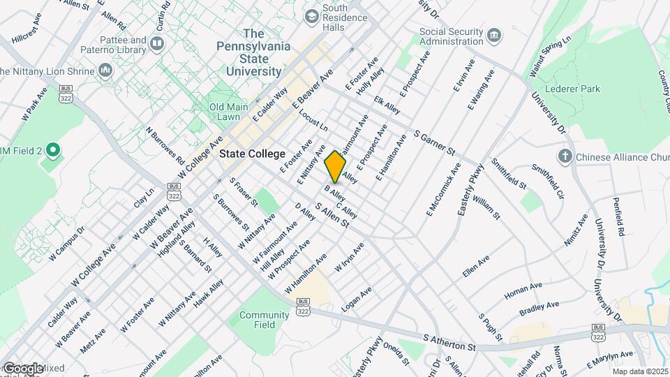 518 S Pugh St, Unit Unit #3 Map and Location Details