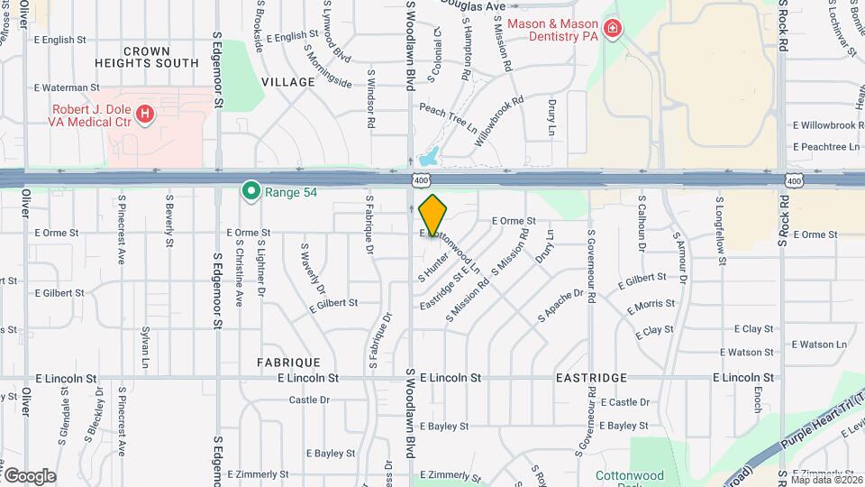 6427 E Cottonwood Ln Map and Location Details