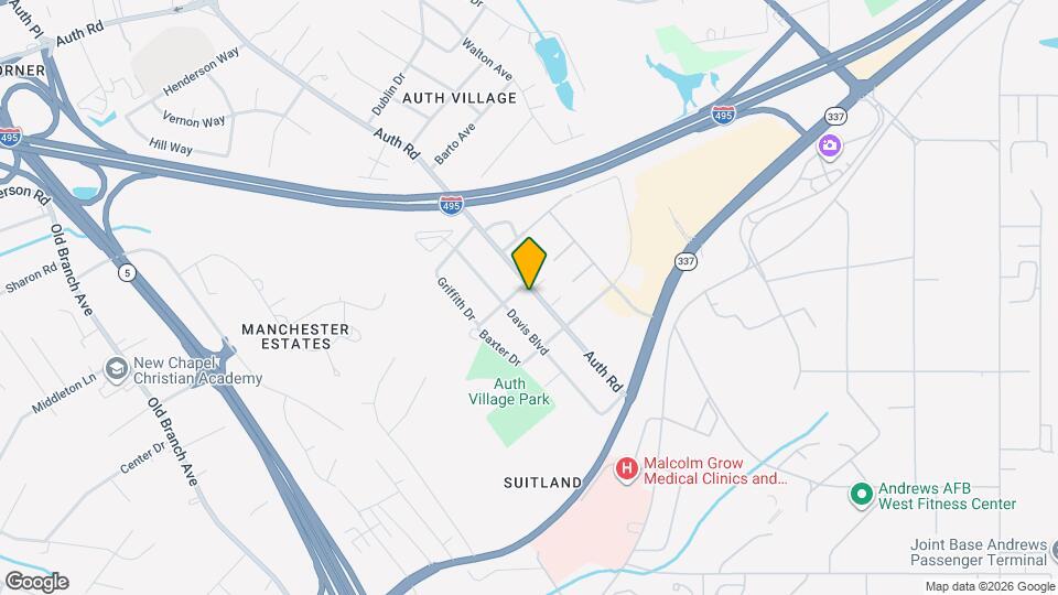 6215 Auth Rd Map and Location Details