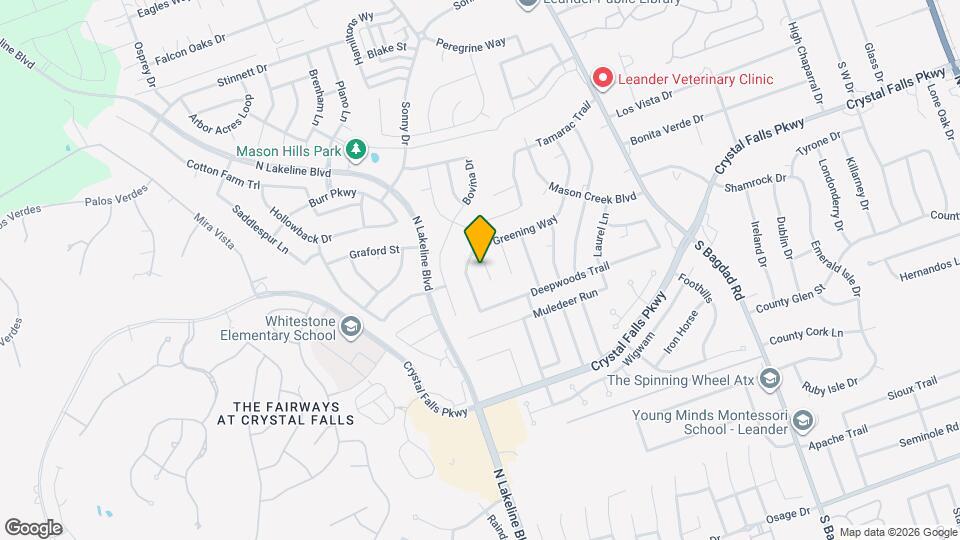 1707 Primrose Ln Map and Location Details