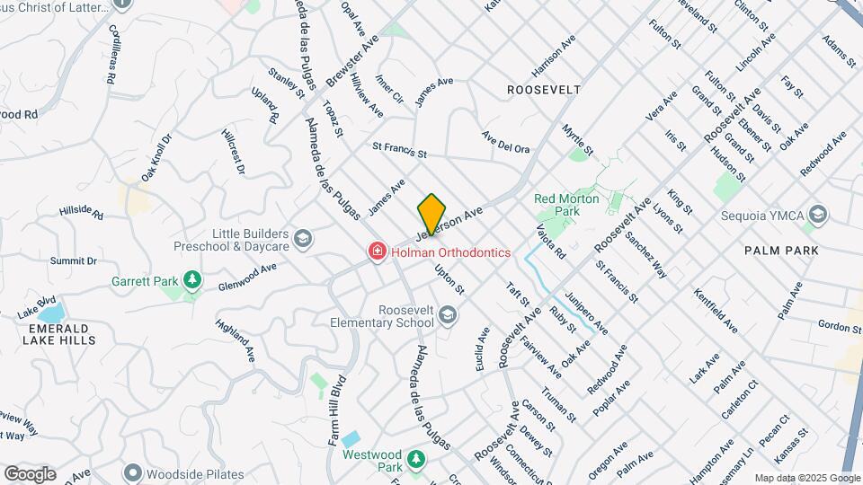 610 Topaz St Map and Location Details