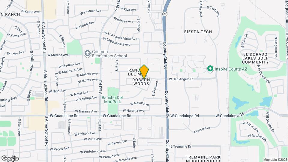 528 W Monte Ave Map and Location Details