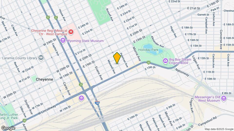 622 E 17th St Map and Location Details