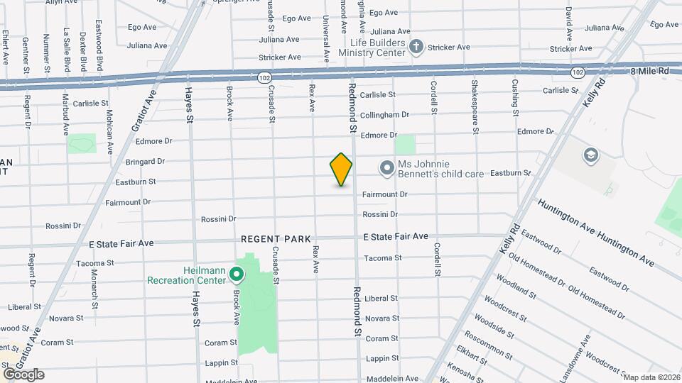 15871 Fairmount Dr Map and Location Details