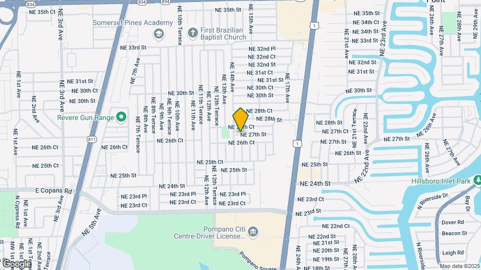 1351 NE 27th St Map and Location Details