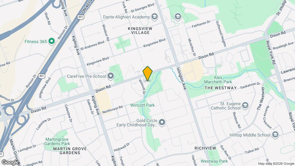 11 Wincott Dr Map and Location Details