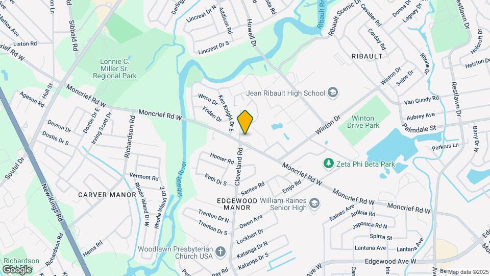 4251 Moncrief Rd W Mapa y Detalles de la Ubicación