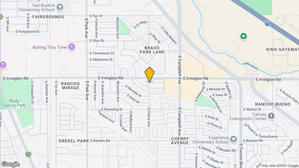 4929 S Cherry Ave Map and Location Details
