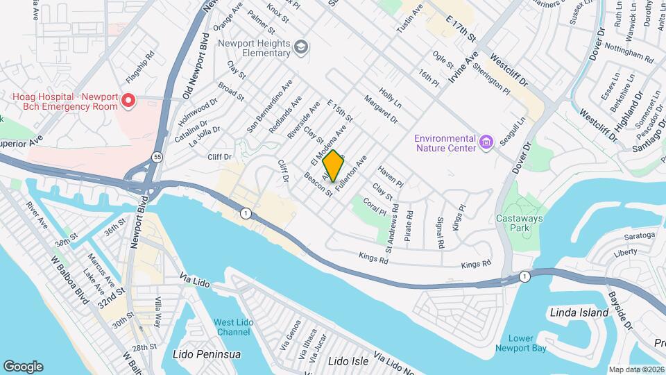 411.5 Fullerton Ave Map and Location Details