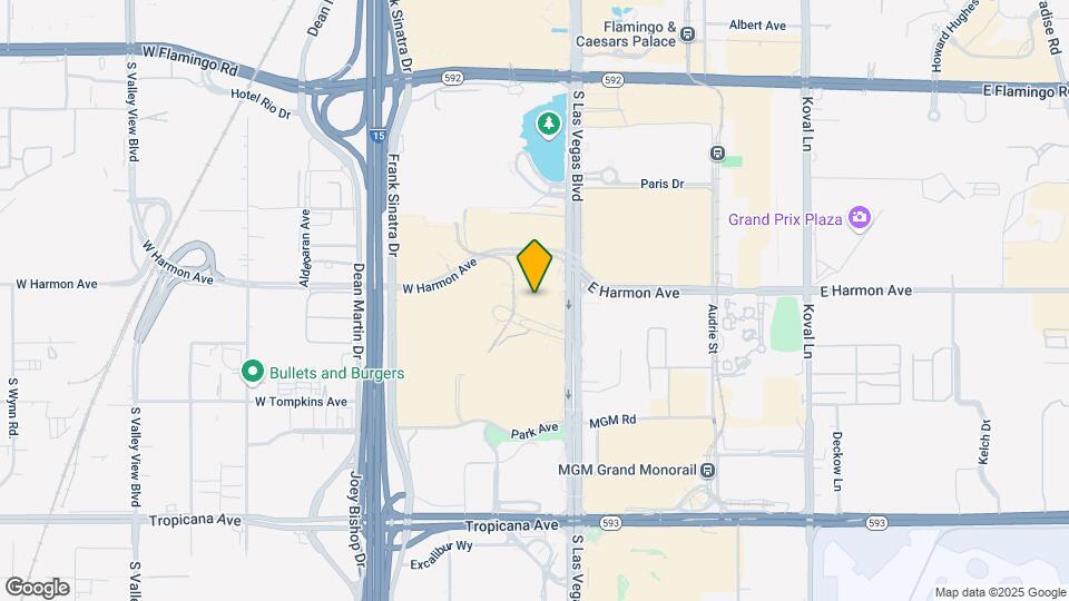 3722 Las Vegas Blvd S, Unit 1702E Map and Location Details
