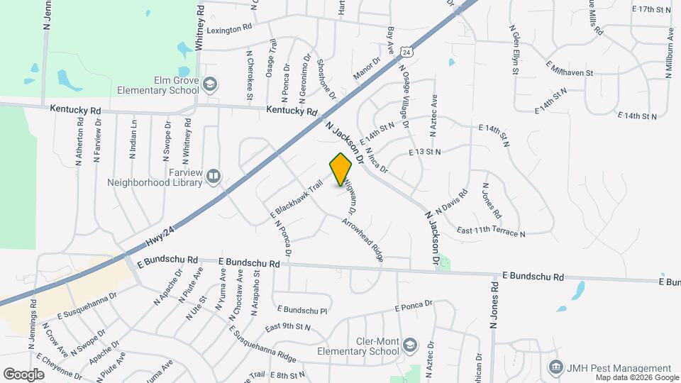 18856 E Wigwam Pl Map and Location Details