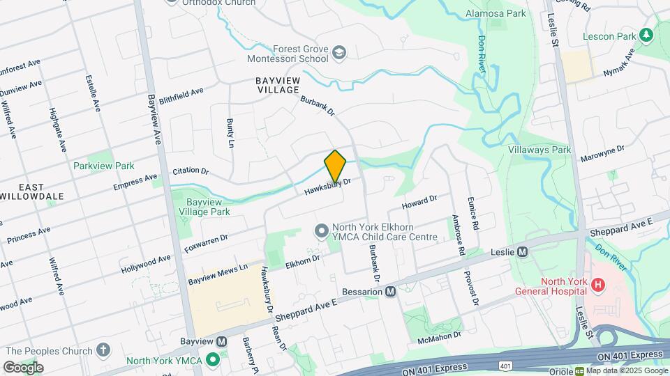 56 Morewood Crescent Map and Location Details