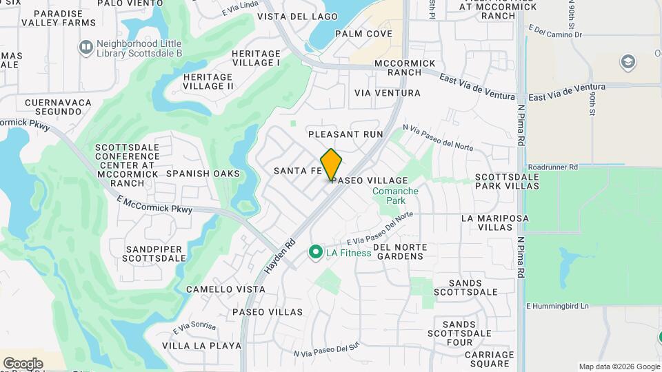7681 N Vía De Platina Map and Location Details