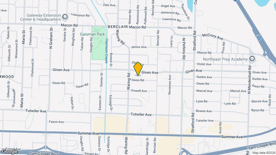 4394 Owen Rd Map and Location Details