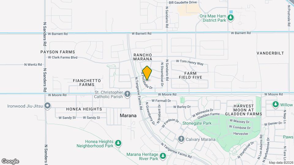 12890 N Pocatella Dr Mapa y Detalles de la Ubicación