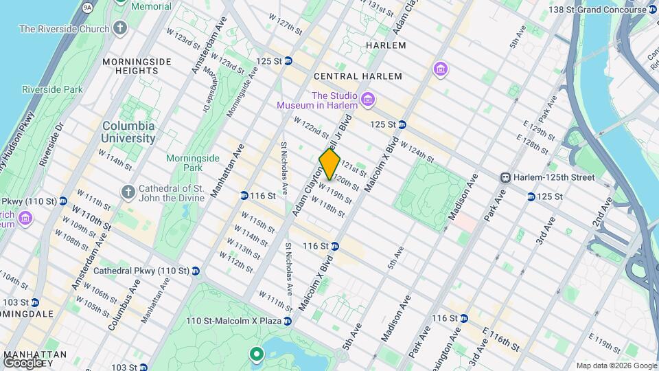 143 W 119th St Map and Location Details