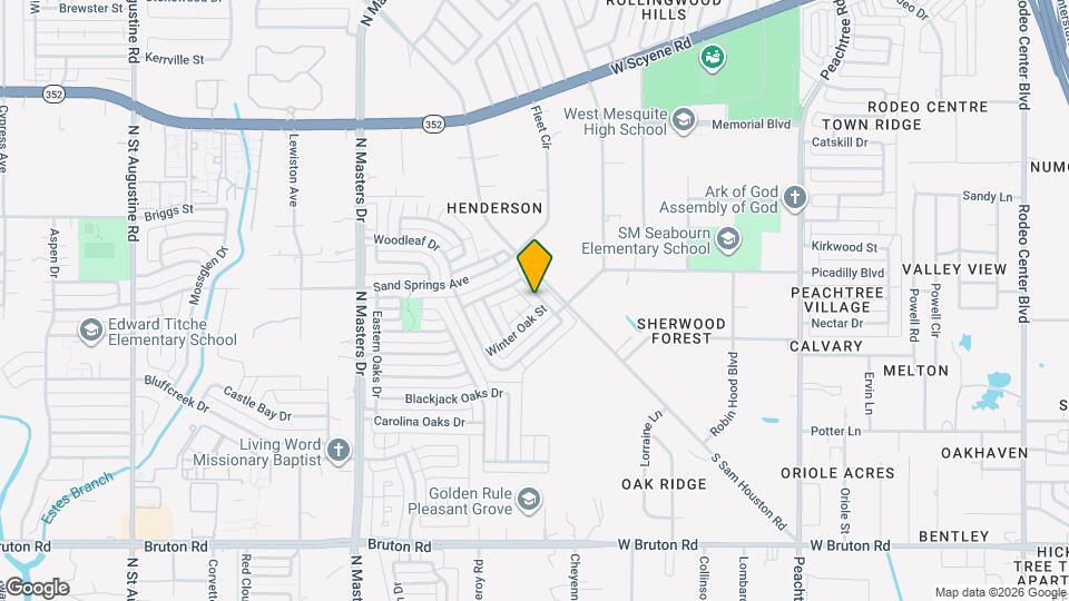 2728 Oak Bend Ln Map and Location Details