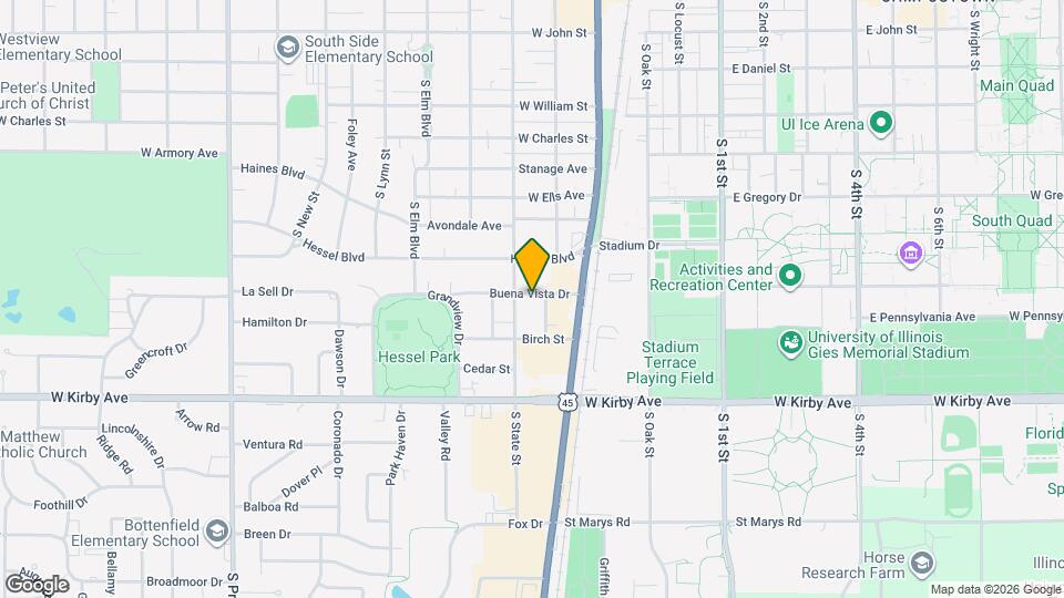 203 Buena Vista Dr Map and Location Details