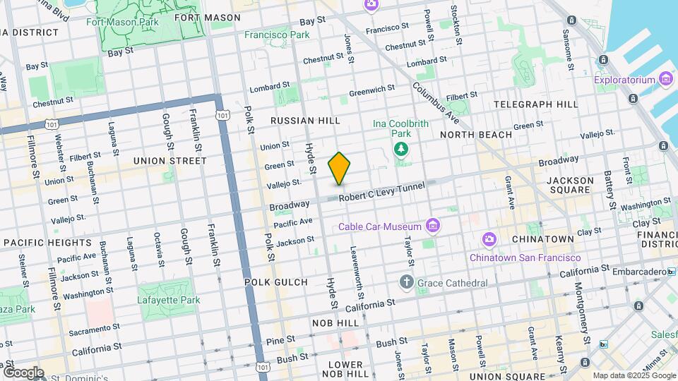 1711 Leavenworth St Map and Location Details