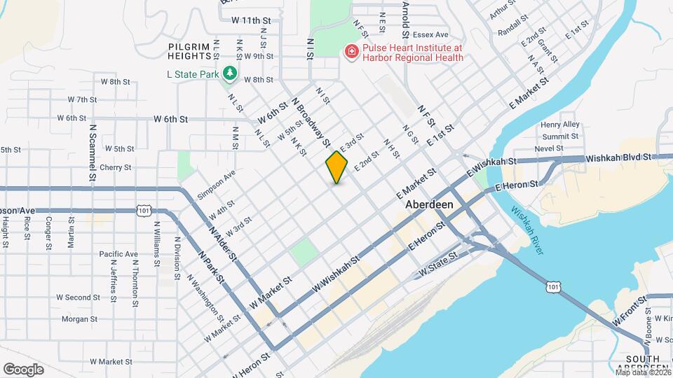 216 N K St Mapa y Detalles de la Ubicación