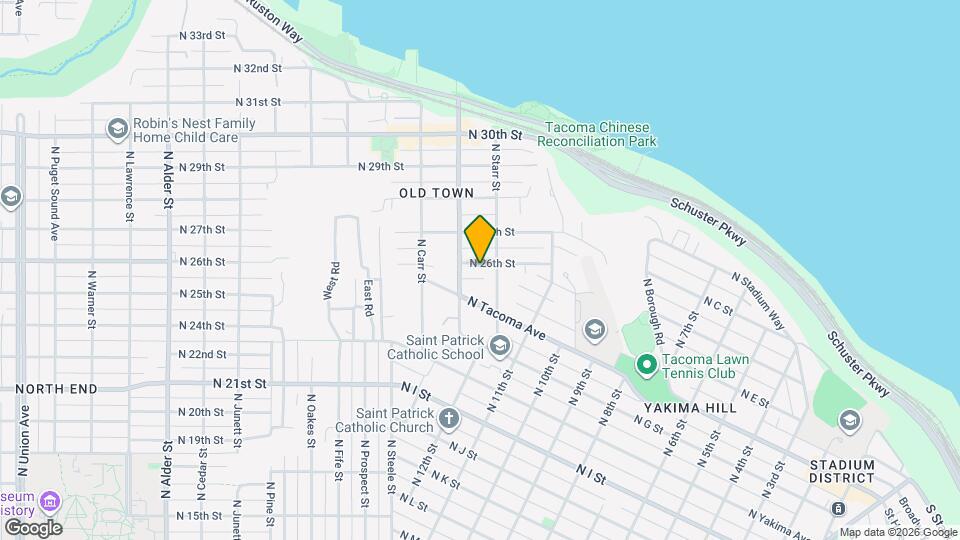 2112 N 26th St Map and Location Details