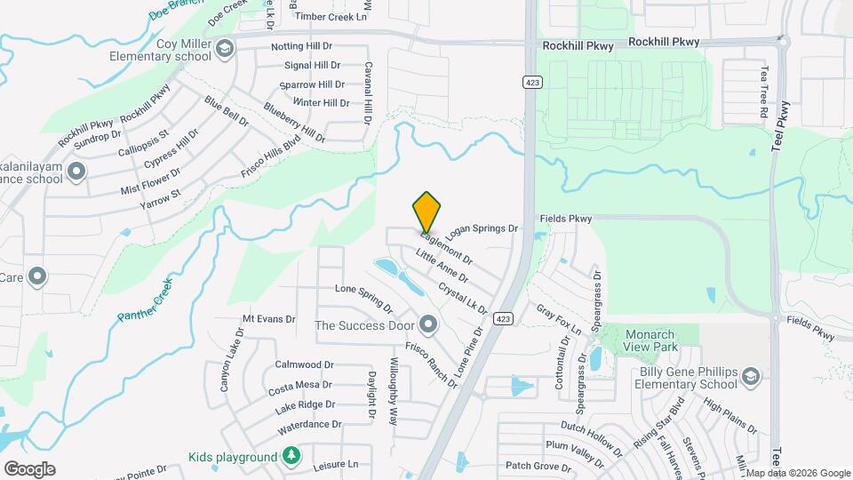 14717 Eaglemont Dr Map and Location Details