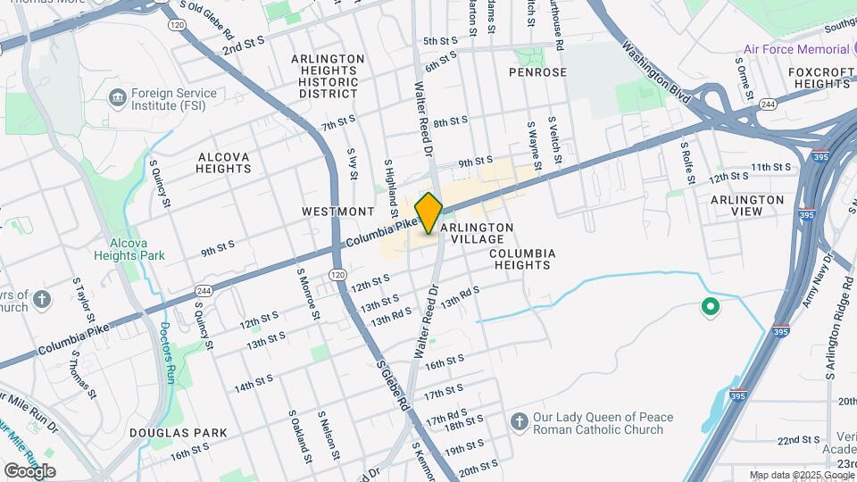 Jasper Columbia Pike Mapa y Detalles de la Ubicación