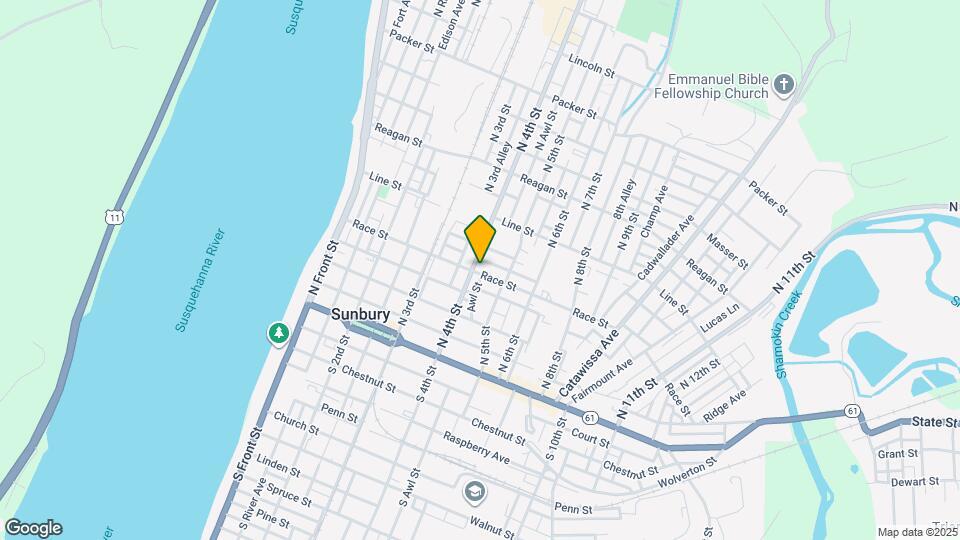 204 N 4th St Map and Location Details