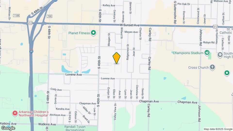 1807 Carrie Pl Mapa y Detalles de la Ubicación