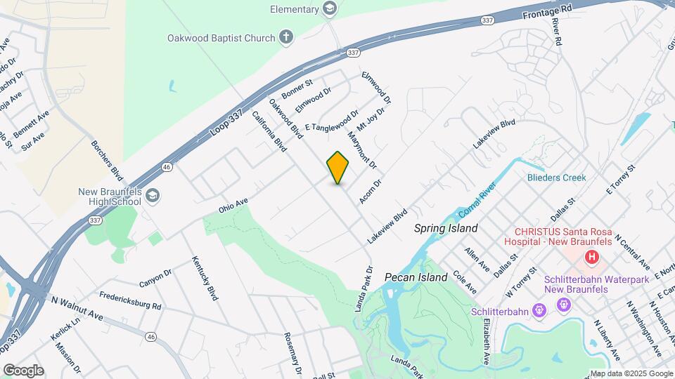 405 Oakwood Blvd Map and Location Details