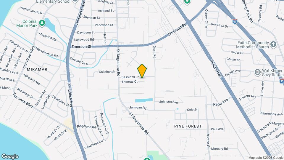 2167 Thomas Ct Map and Location Details