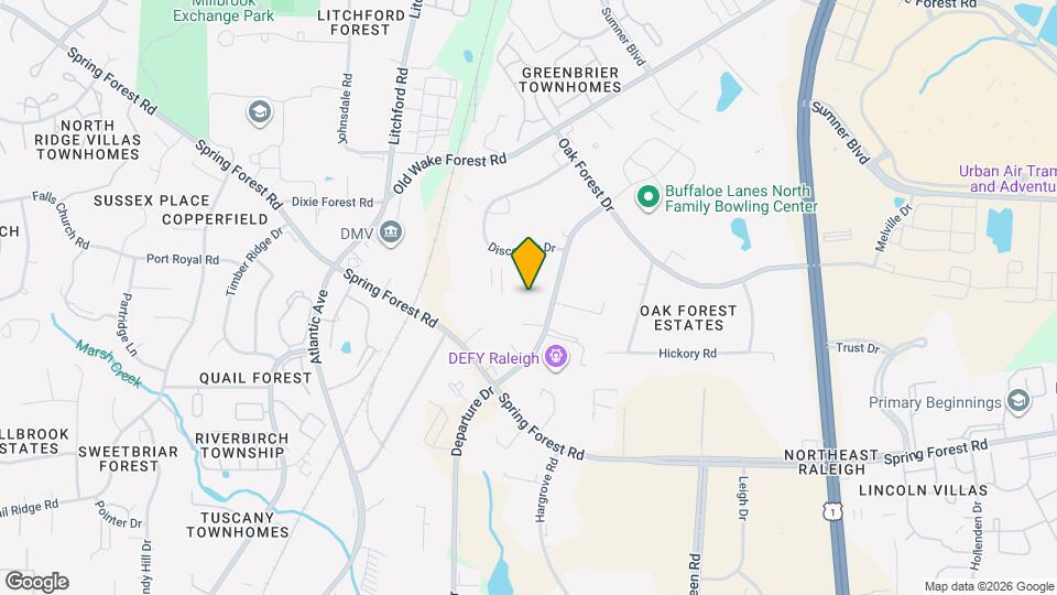 5621 Departure Dr Map and Location Details