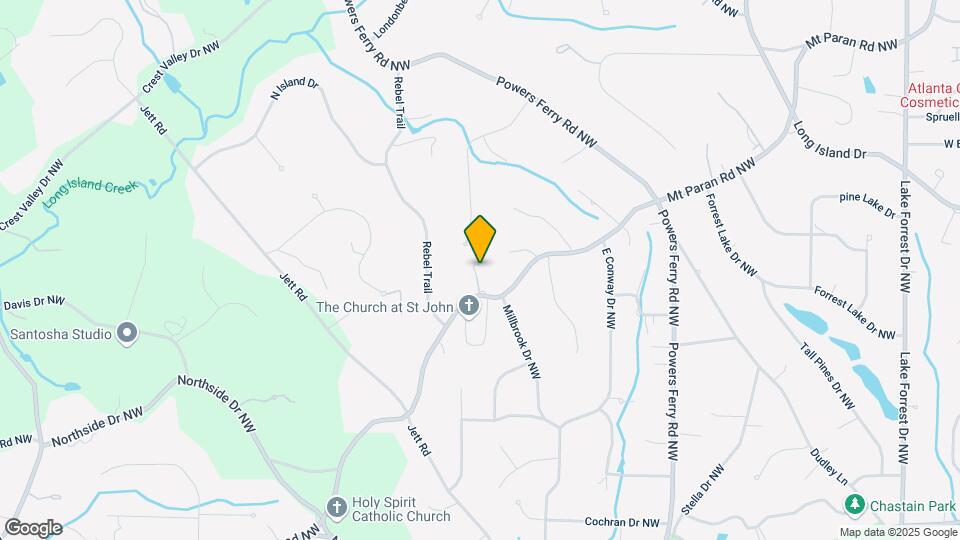 115 Mount Paran Ridge Map and Location Details