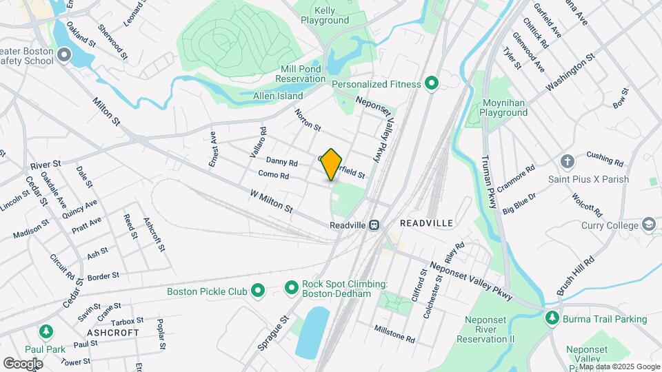 135 Readville St Map and Location Details