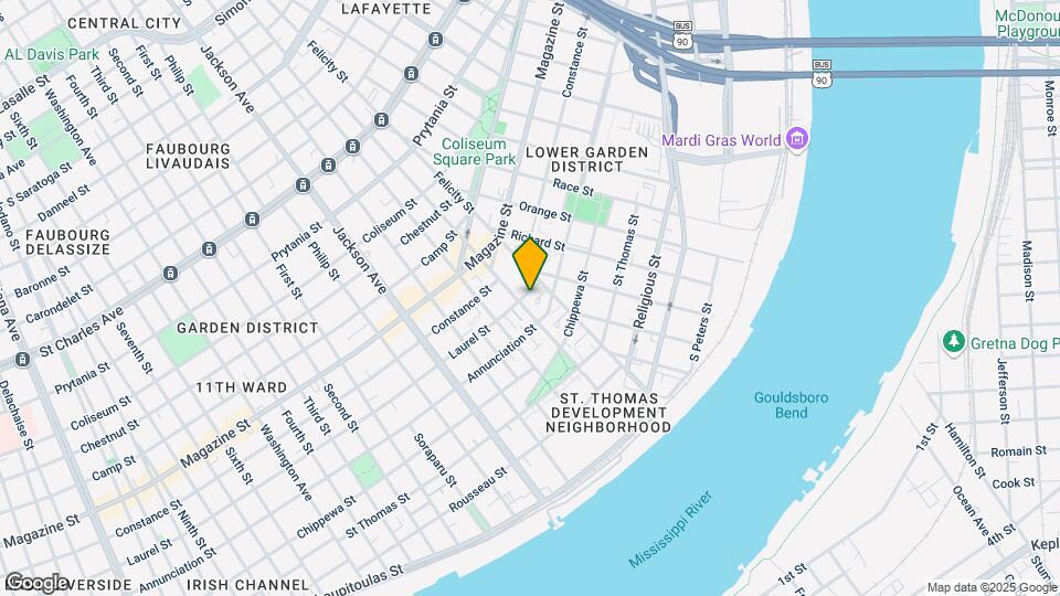 1842 Laurel St Mapa y Detalles de la Ubicación