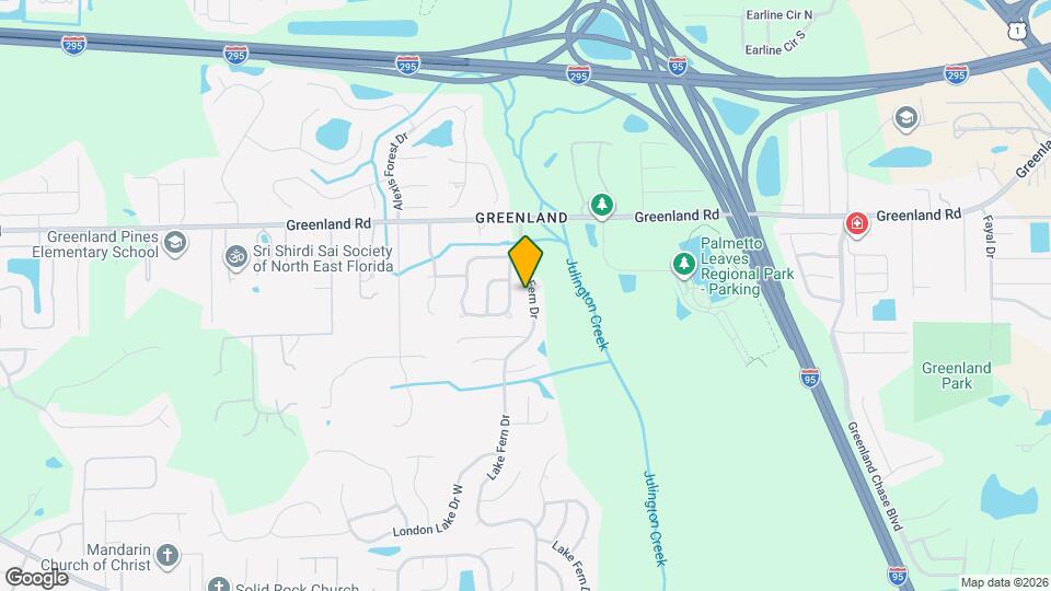 11836 Lake Fern Dr Map and Location Details