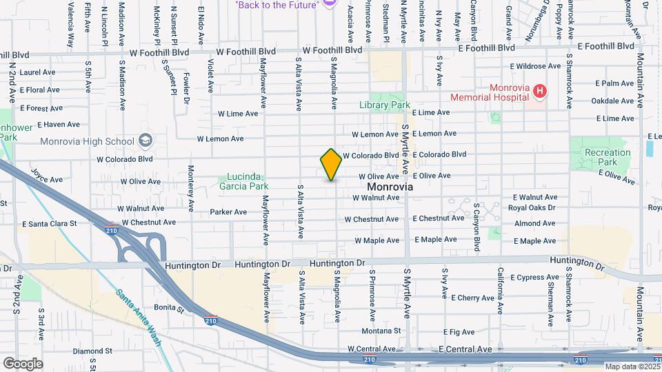 709 S Magnolia Ave Map and Location Details