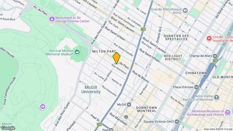 3491 Hutchison Rue Map and Location Details