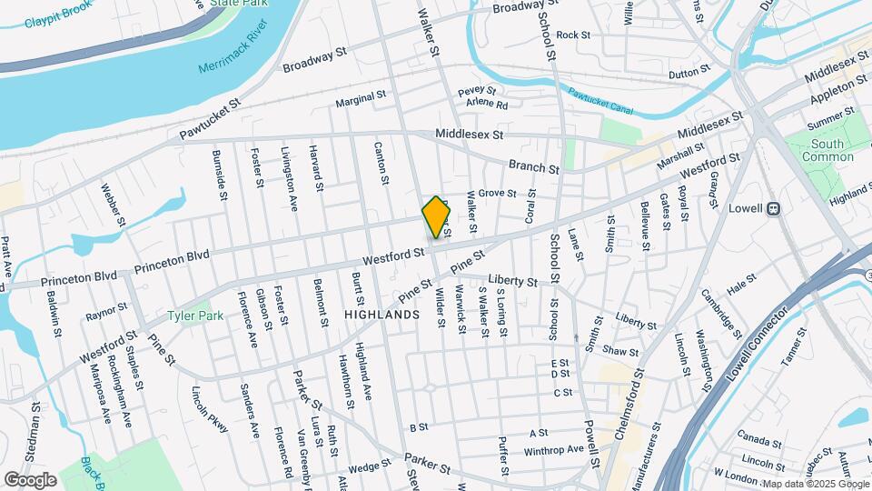 415 Westford St Map and Location Details