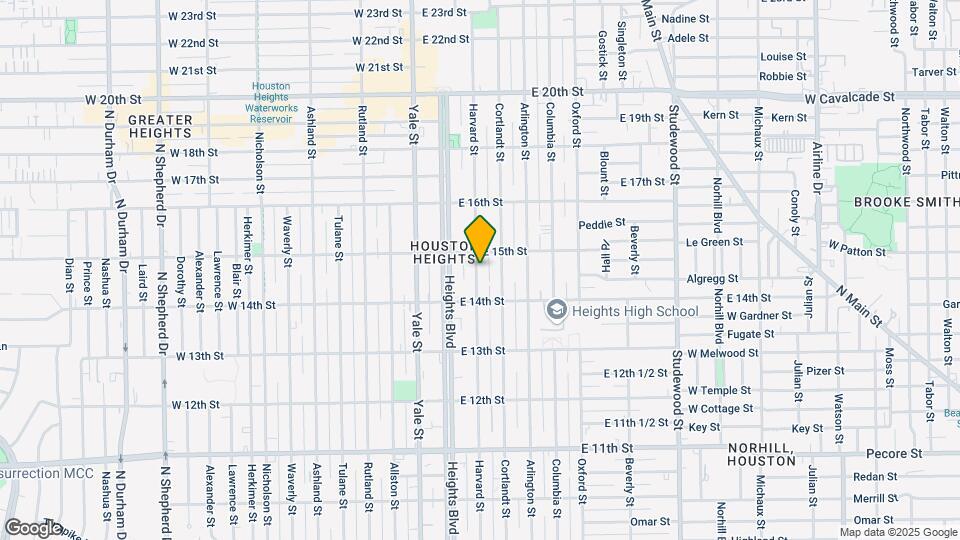 1432 Harvard St Map and Location Details