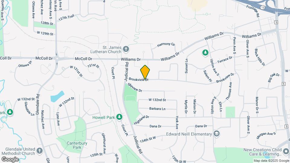 3405 Brookview Dr Map and Location Details
