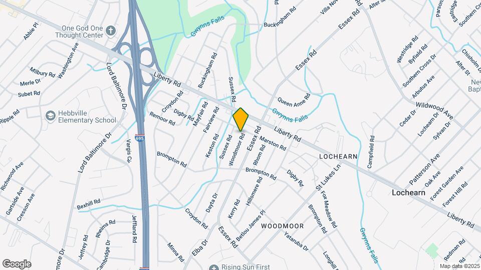 3526 Woodmoor Rd Map and Location Details