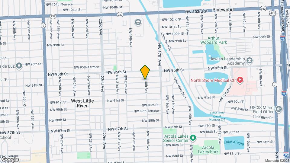 1801 NW 93rd Terrace, Unit 180- Map and Location Details