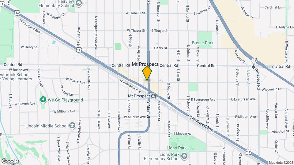 18 W Busse Ave Map and Location Details