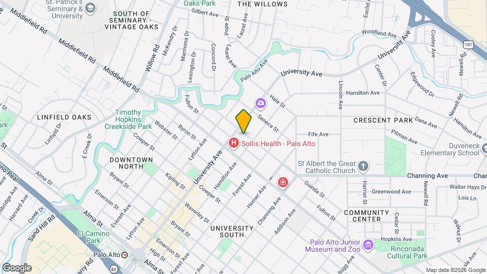 540 Guinda St Map and Location Details