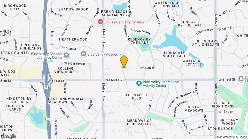 6648 W 150th St Map and Location Details