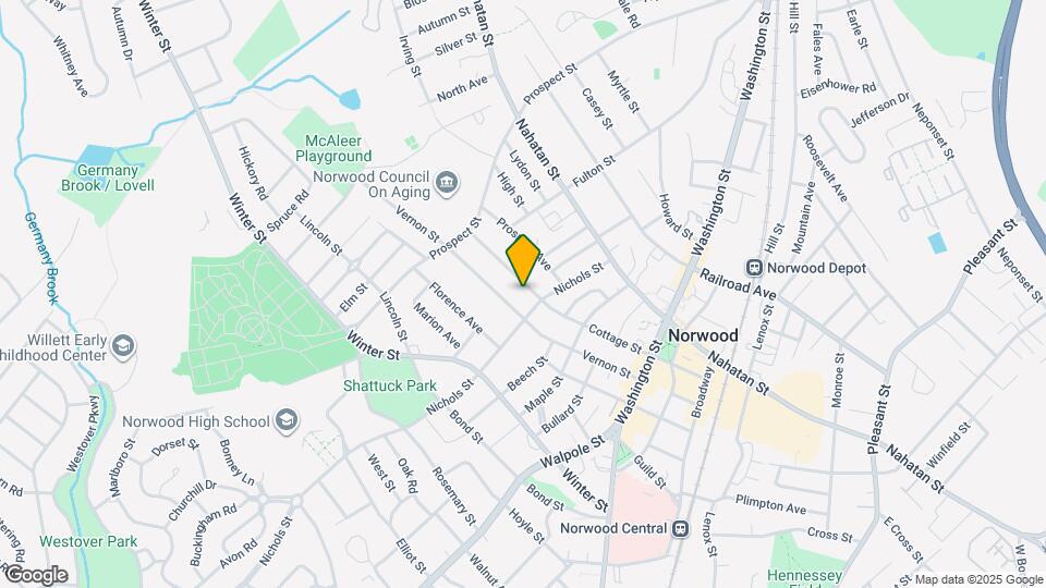 108 Cottage St Map and Location Details