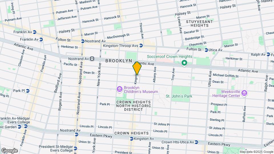 103 Kingston Ave Mapa y Detalles de la Ubicación